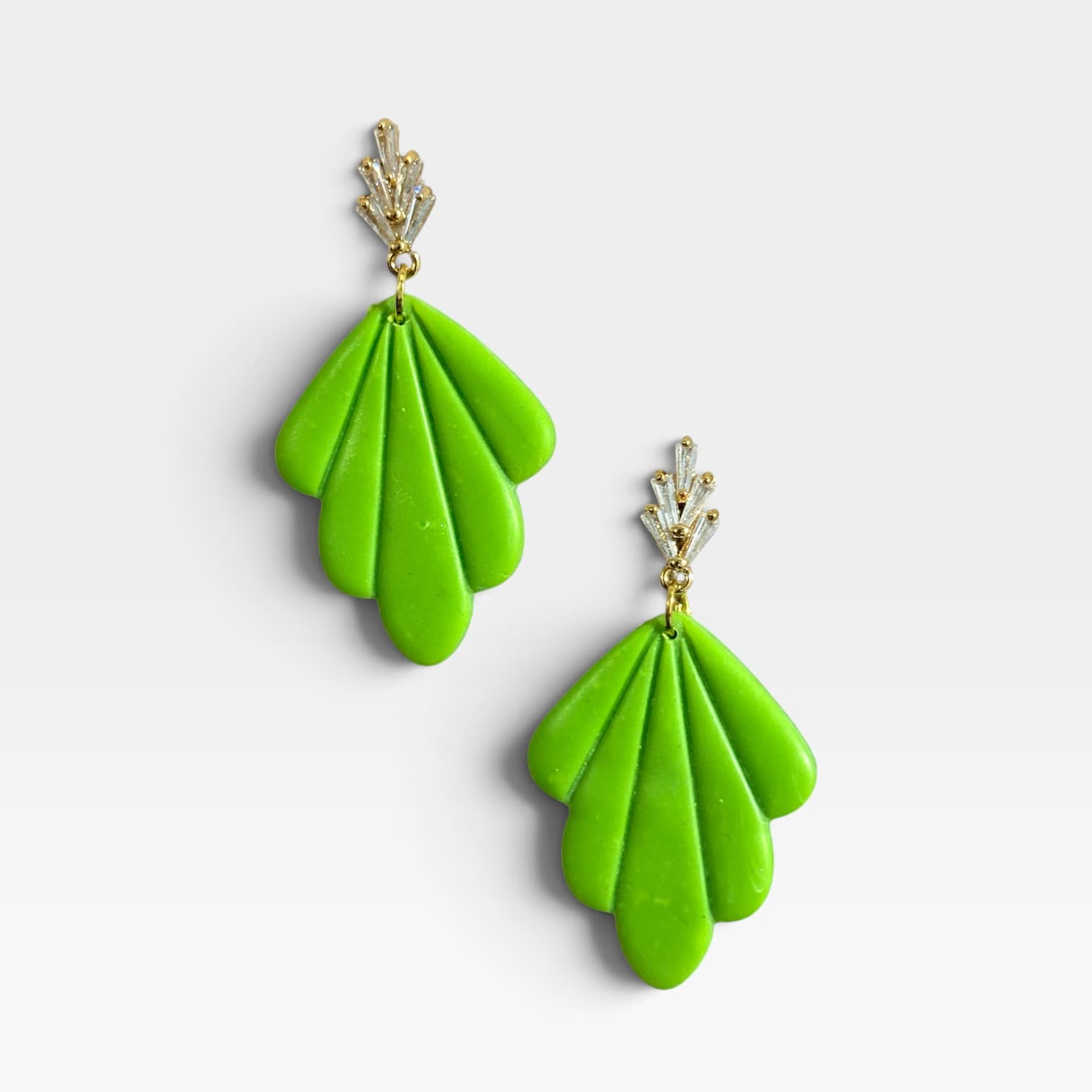 Vintage Shell - Lime Green